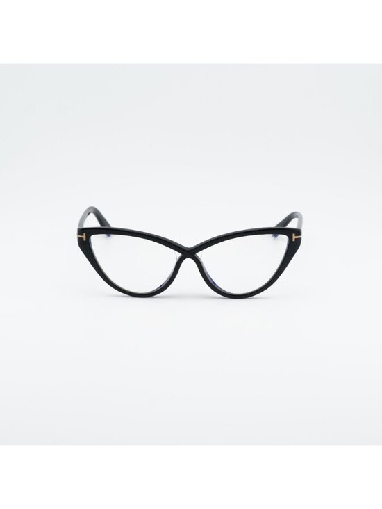 Tom Ford FT5729-B 001 Eyeglasses Black 53mm Cat Eye Frame, Blue Light Block main image 5